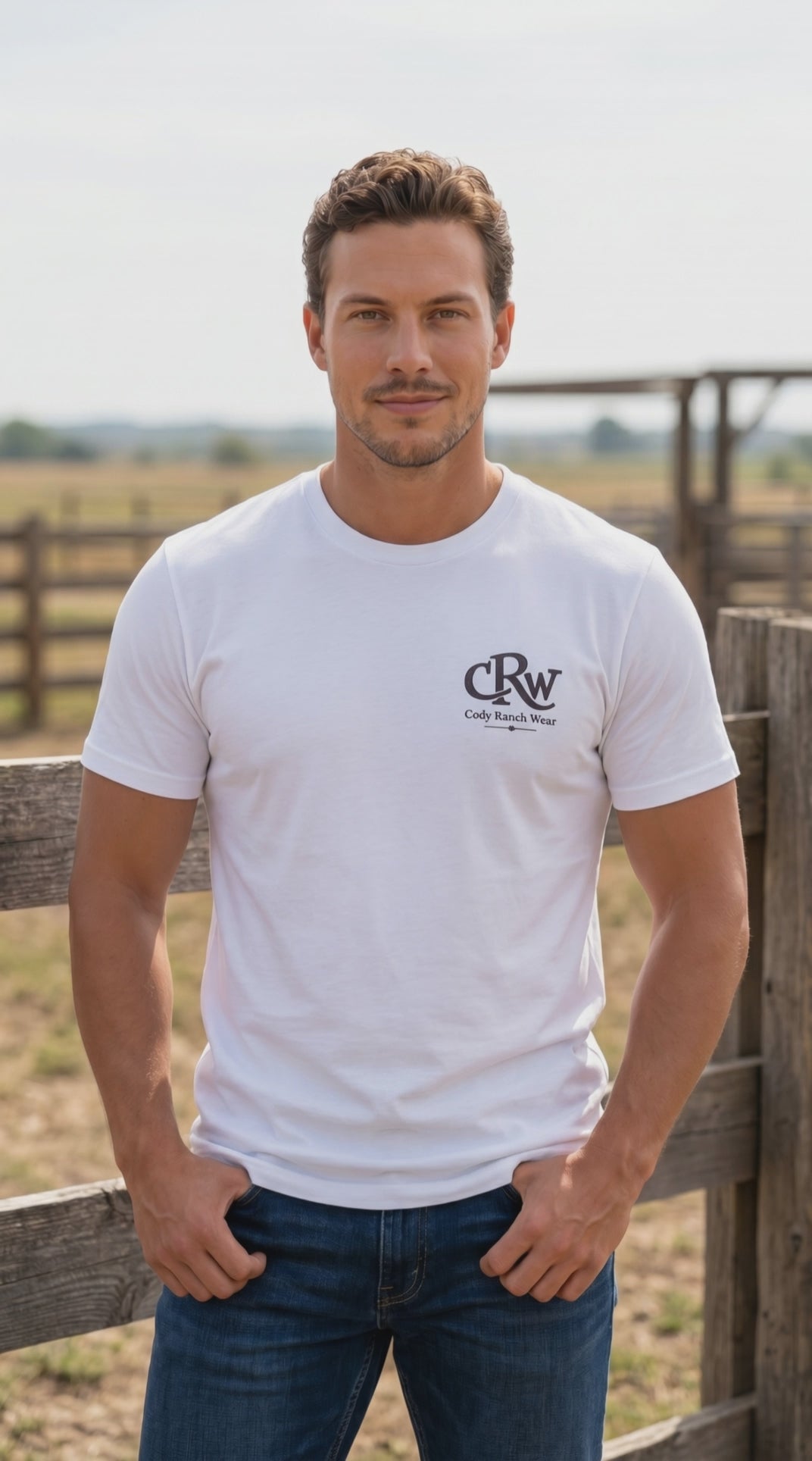 Cody Ranch Signature Cowboy Graphic T-Shirt | Premium 180gsm Cotton | Built Cowboy Tough
