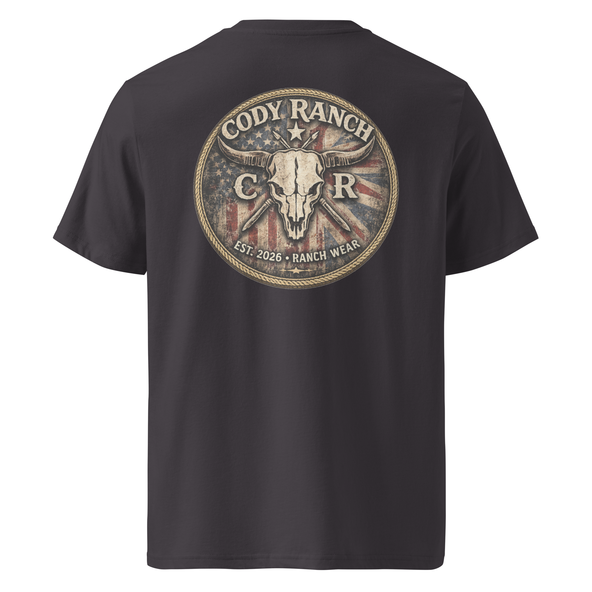Cowboy T-Shirt – USA UK Roundel Flag Western Graphic Tee | Cody Ranch