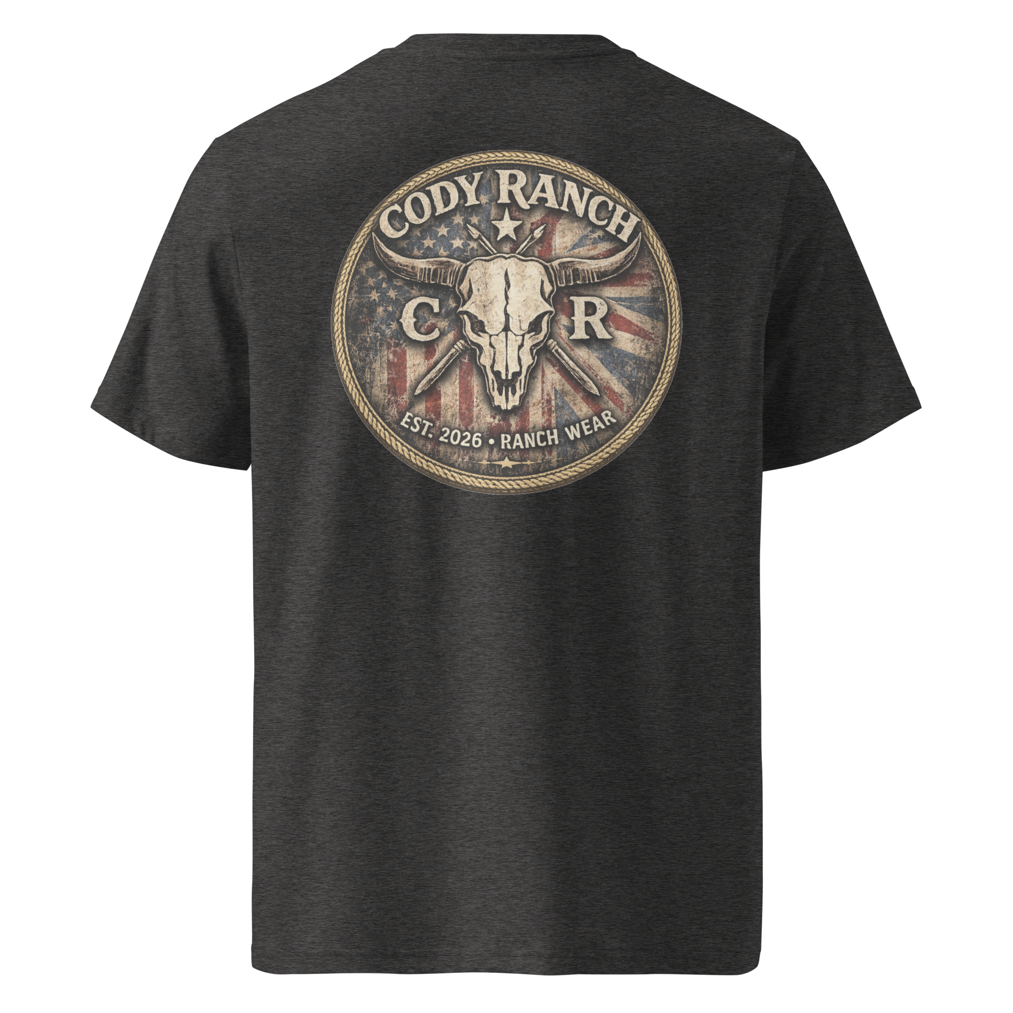 Cowboy T-Shirt – USA UK Roundel Flag Western Graphic Tee | Cody Ranch