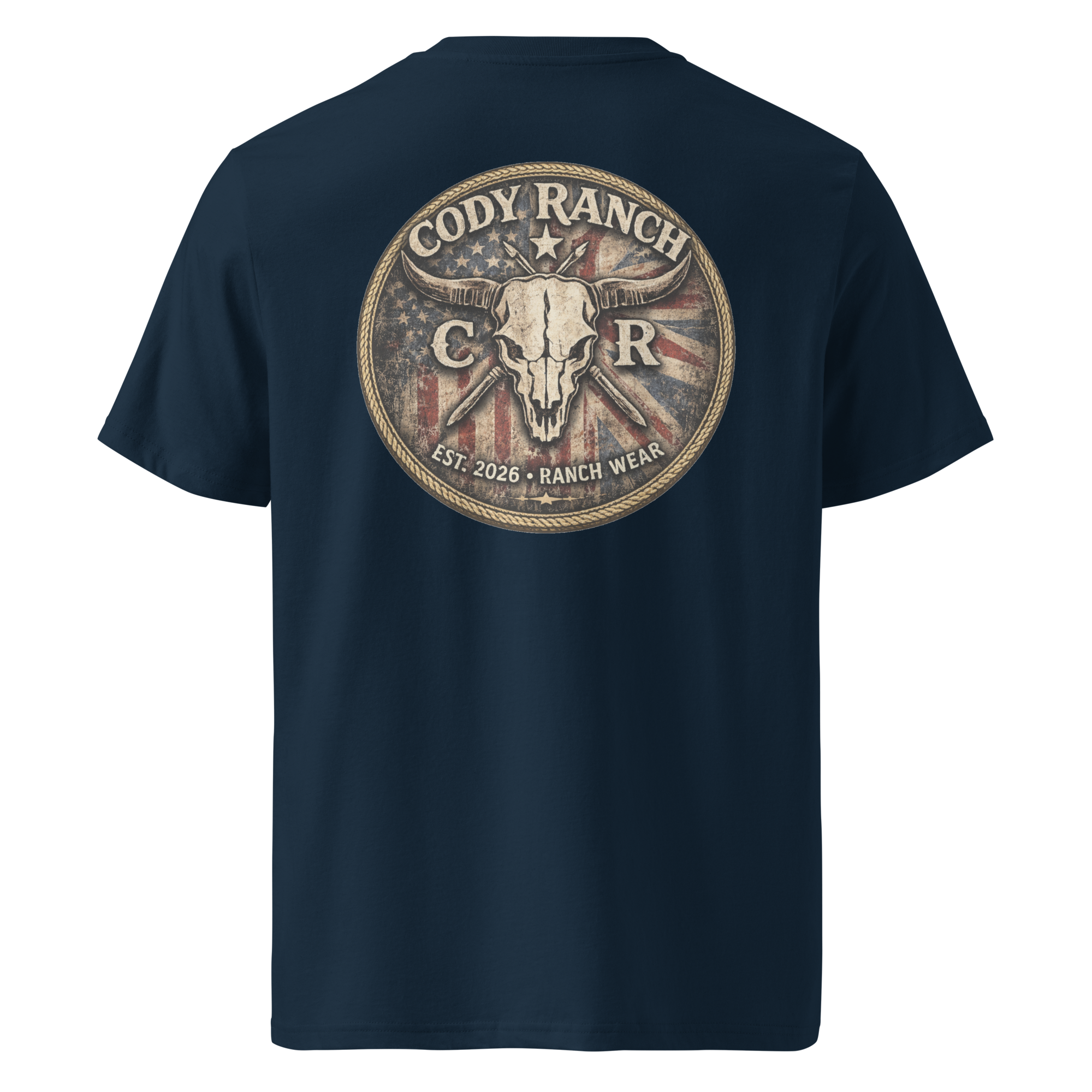 Cowboy T-Shirt – USA UK Roundel Flag Western Graphic Tee | Cody Ranch