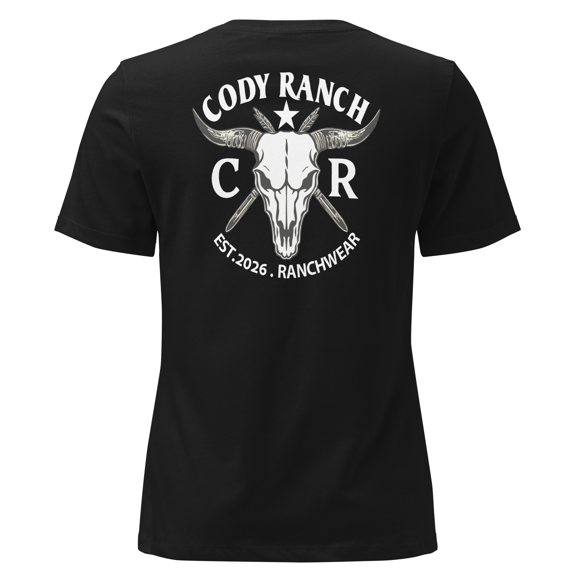 Women’s Western Graphic T-Shirt | Bare Bones Dark Edition | Cody Ranch Wear